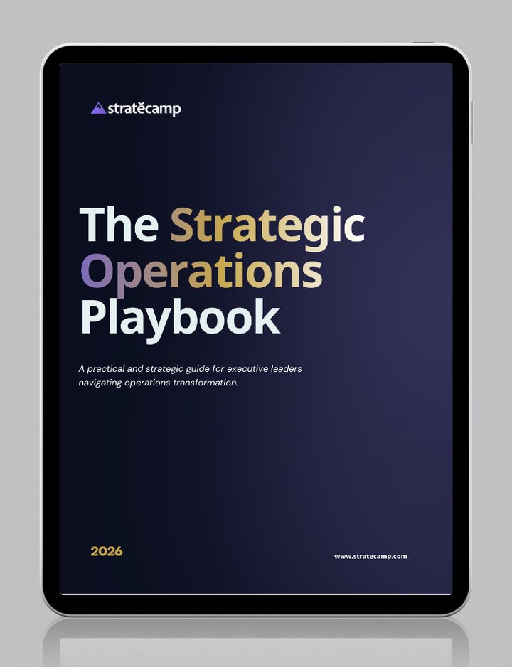 The Strategic Operations Playbook, a Stratecamp publication